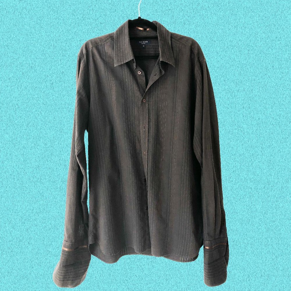 Ted Baker London long sleeve button down shirt